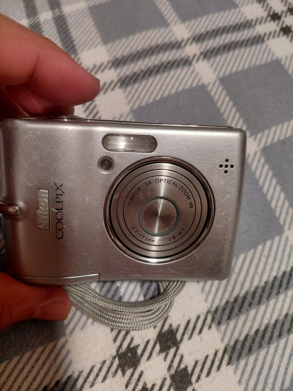Nikon Silver COOLPIX Point-and-Shoot Digital Camera